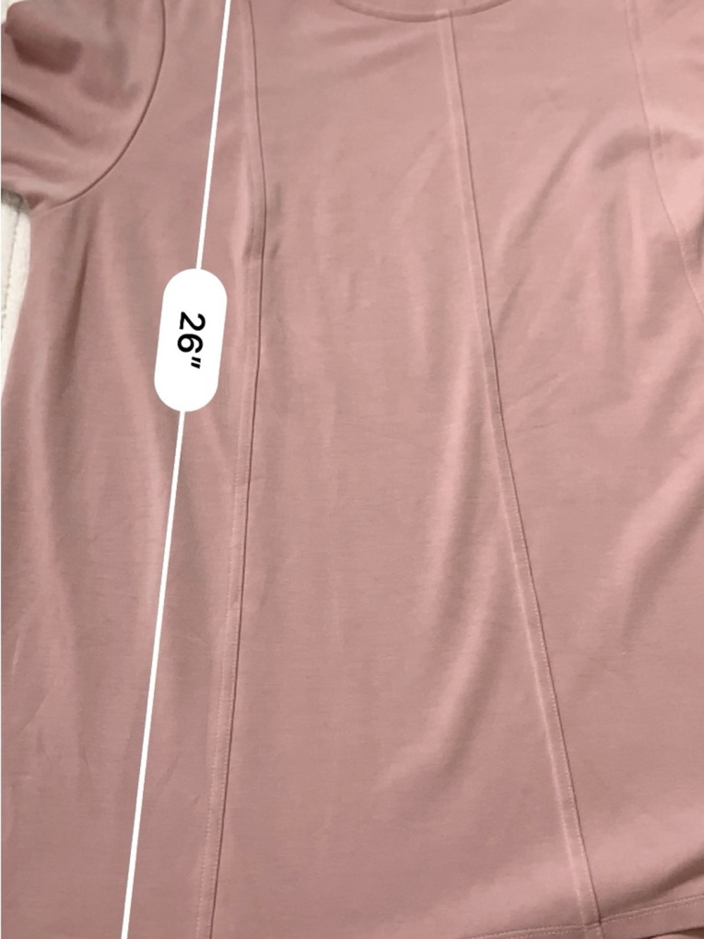 J Jill Wearever Top L Dusty Rose Short Sleeve Stretch Knit Tunic Casual - Picture 12 of 12